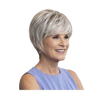 #340 Toni Brattin Timeless Wig - Short, Classic Cut Light Grey, Plus